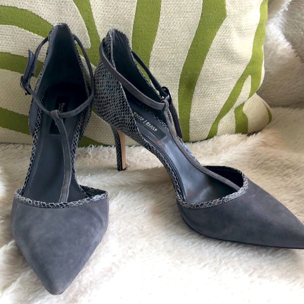 White House Black Market T-Strap Heels